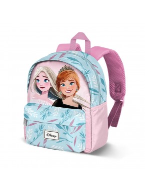 Mochila rosa Frozen 2 com Elsa e Anna
