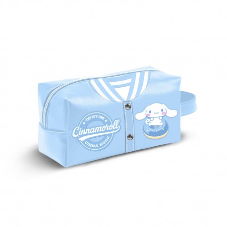 Neceser azul de viaje Hello Kitty Cinnamoroll con asa y cremallera