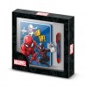 Pack Diário A5 Spiderman Marvel e Caneta 6 Cores