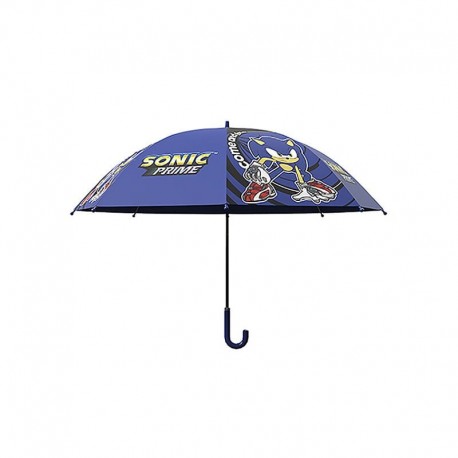 Paraguas azul con diseño de Sonic Prime