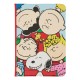 Libreta azul Peanuts por Loungefly con Snoopy y amigos en la portada