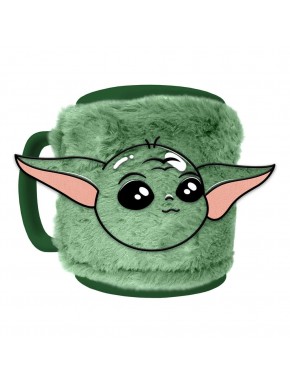 Taza de cerámica con diseño de Fuzzy Grogu de Star Wars