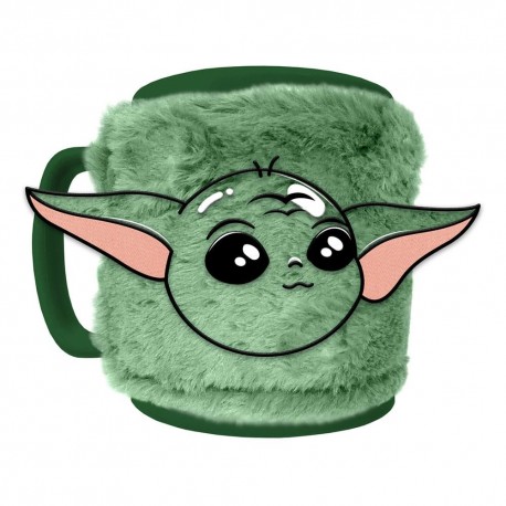 Taza de cerámica con diseño de Fuzzy Grogu de Star Wars