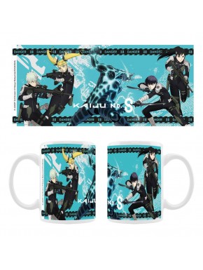 Taza cerámica Kaiju No. 8 con personajes del anime