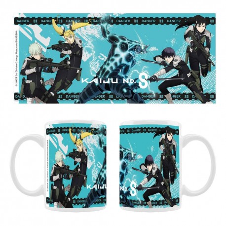 Taza cerámica Kaiju No. 8 con personajes del anime
