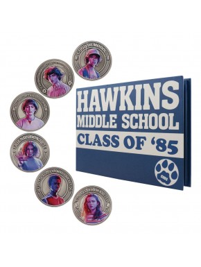 Álbum Coin Stranger Things con 6 monedas
