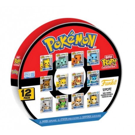 Display de 12 Figuras Bitty POP! Pokémon