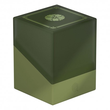 Caja para naipes Boulder 100+ verde de Ultimate Guard