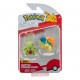 Figurines Pokémon Cyndaquil et Larvitar en pack de bataille