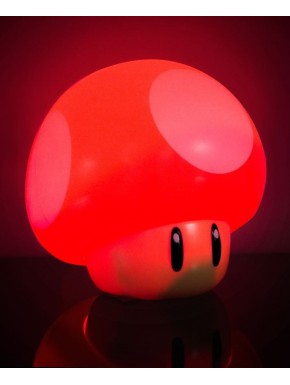 Lamp Super Mario Super Mushroom Red