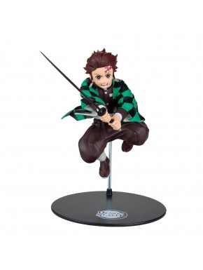 Figura de Tanjiro Kamado de 30 cm en pose de acción