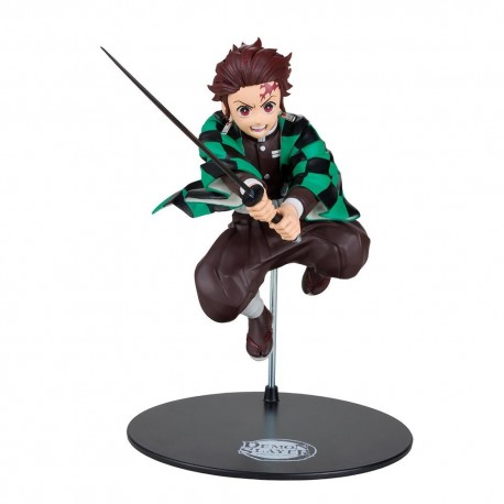 Figura de Tanjiro Kamado de 30 cm en pose de acción