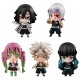 Pack de 5 figuras de Kimetsu No Yaiba de 5 cm