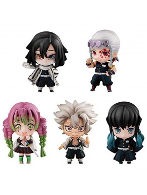 Pack de 5 figuras de Kimetsu No Yaiba de 5 cm
