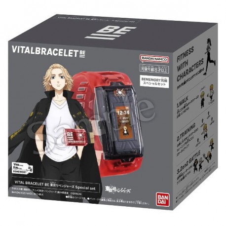 Pulsera Vital Bracelet Tokyo Revengers con correa roja transparente