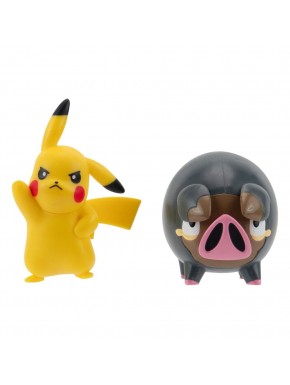 Pack de figuras Pokémon Pikachu y Lechonk 5 cm