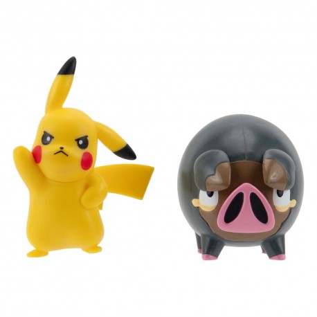 Pack de figuras Pokémon Pikachu y Lechonk 5 cm