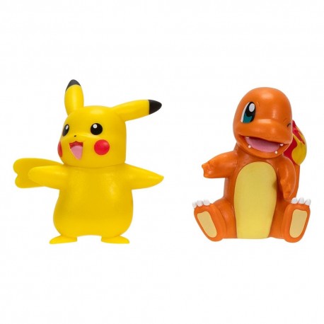 Pack de figuras de Charmander y Pikachu de Pokémon