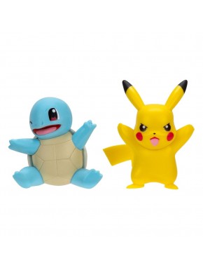 Figuras de Pikachu y Squirtle de 5 cm