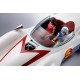 Réplica Mach 5 Speed Racer de 27 cm con figuras