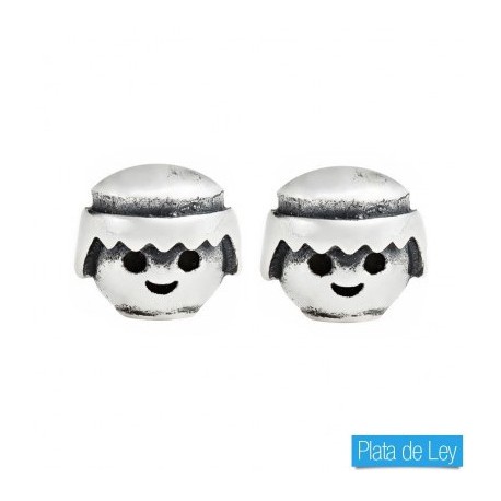 Pendientes plata ley Playmobil LAF Mum