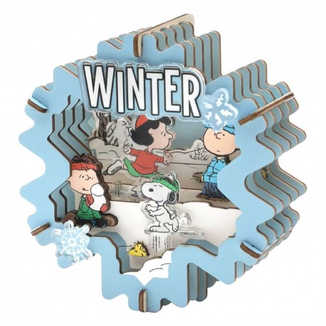 Maquette d'hiver Peanuts Puremind
