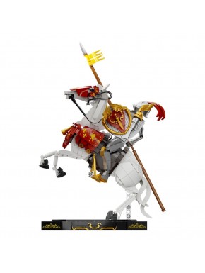 Kit de construction Pantasy Chevalier et cheval blanc