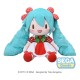 Peluche Hatsune Miku 40 cm con vestido fresa