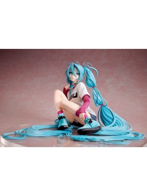 Figura de Hatsune Miku 17 cm en estilo callejero moderno