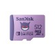Tarjeta de memoria SanDisk microSDXC 512GB para Nintendo Switch