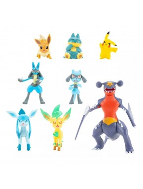 Pack de 8 figuras Pokémon Región Sinnoh