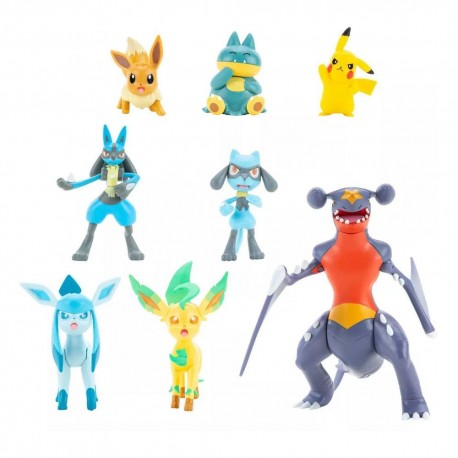 Pack de 8 figuras Pokémon Región Sinnoh