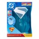 Lampe en cristal bleu de Superman