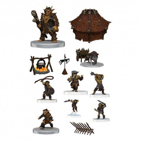 Miniaturas D&D Goblin Camp pack de figuras y accesorios