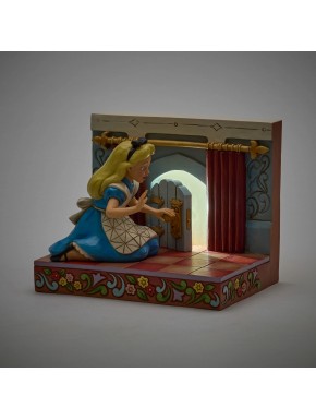 Figura Curioser and curioser de Alicia con luz LED