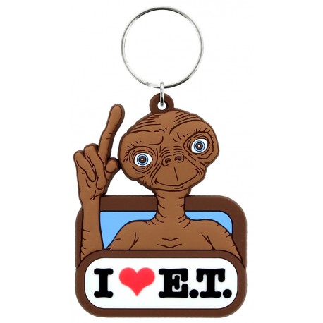 Key Chain E. T. The Extraterrestrial I Love E. T.