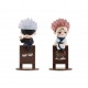 Figuras Megahouse Ochatomo Jujutsu Kaisen en bases decorativas