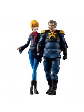 Figuras de Ramba Ral y Crowley Hamon de Mobile Suit Gundam