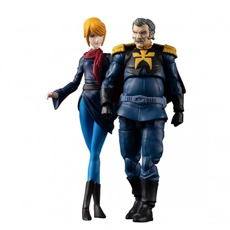 Figuras de Ramba Ral y Crowley Hamon de Mobile Suit Gundam