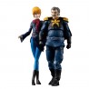 Figurines de Ramba Ral et Crowley Hamon de Mobile Suit Gundam