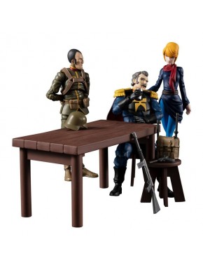 MegaHouse GMG Mobile Suit Gundam figuras y vehículo