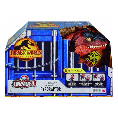 Figura de dinossauro PyroRaptor de Jurassic World Dominion