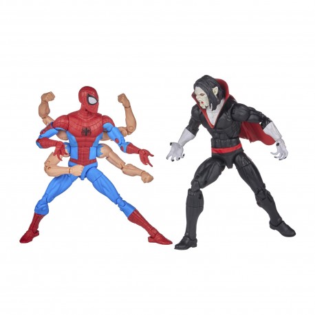 Figuras de Spider-Man y Morbius de Hasbro Marvel Legends