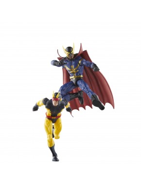 Pack de 2 figuras Marvel Legends Nighthawk y Blur