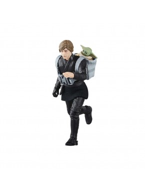 Figura de Luke Skywalker con Grogu de Star Wars 9,5 cm