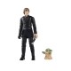 Figura de Luke Skywalker con Grogu de Star Wars 9,5 cm