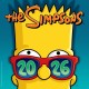 Calendario 2026 The Simpsons con Bart y gafas