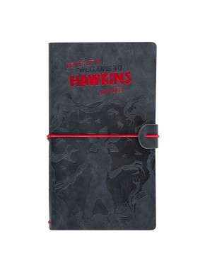 Cuaderno de viaje Stranger Things con tapa blanda y cierre