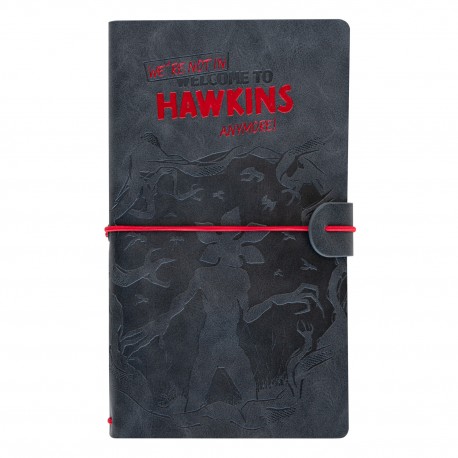 Cuaderno de viaje Stranger Things con tapa blanda y cierre