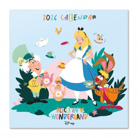 Calendario Disney 2026 Alicia en el País de las Maravillas